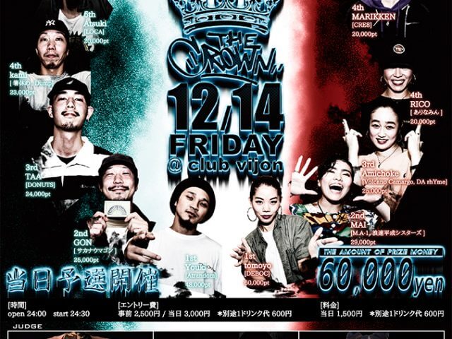 THE CROWN 2018.12/14~GRAND CHAMPIONSHIP 2018~ EVENT